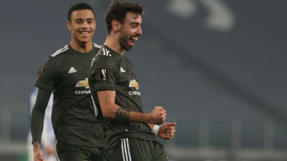 Manchester United arrasa Real Sociedad com shows de Bruno Fernandes e Rashford