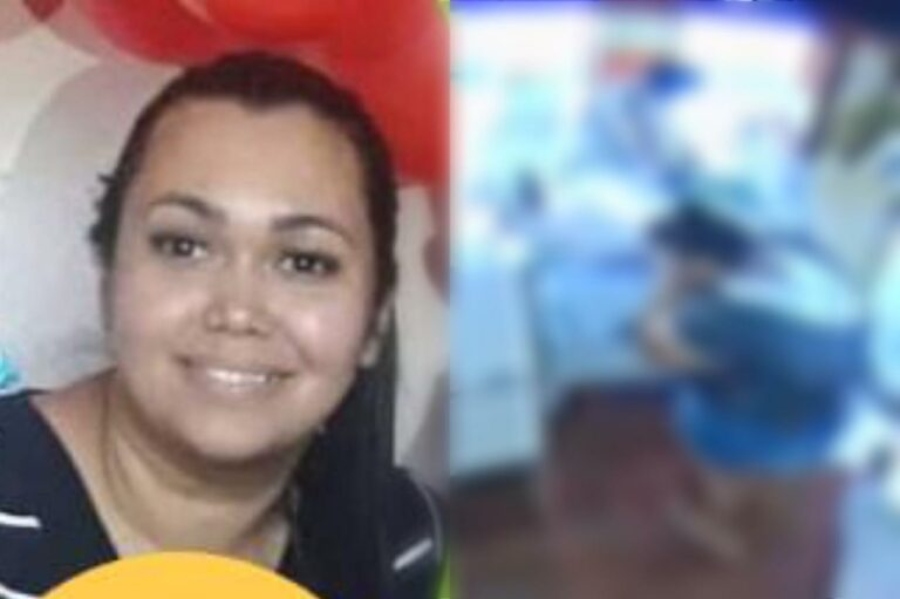 VÍDEO – VEJA momento em que empresária é baleada no rosto dentro de sua padaria, em Manaus