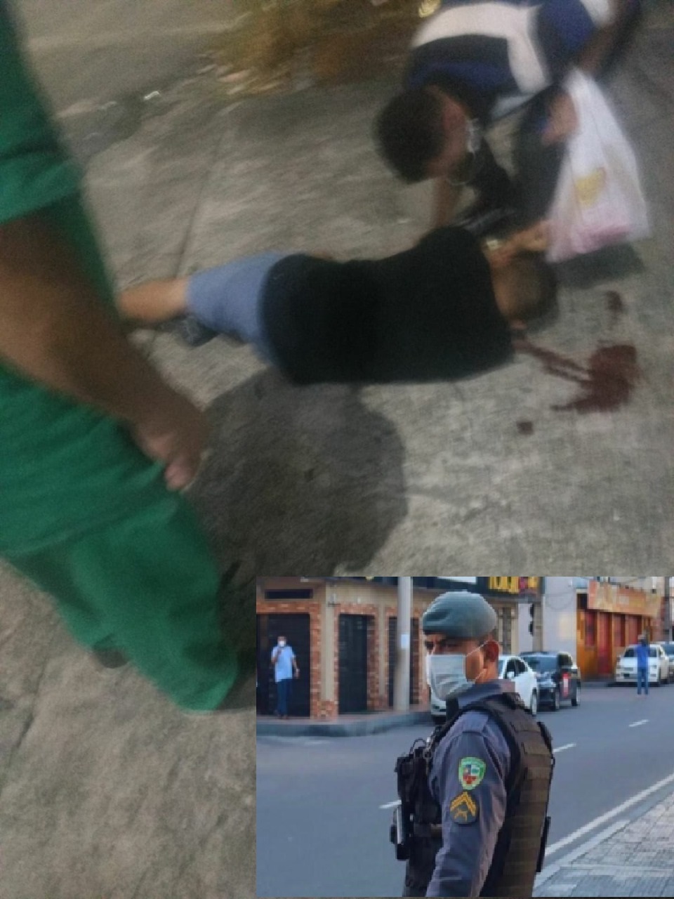 VÍDEO – Mostra atirador baleando PM na cabeça. Suspeita agora é de tentativa de execução