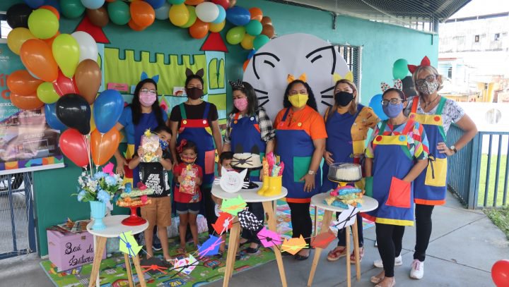 Creche da Prefeitura de Manaus entrega kit do projeto ‘Quinta Literária’