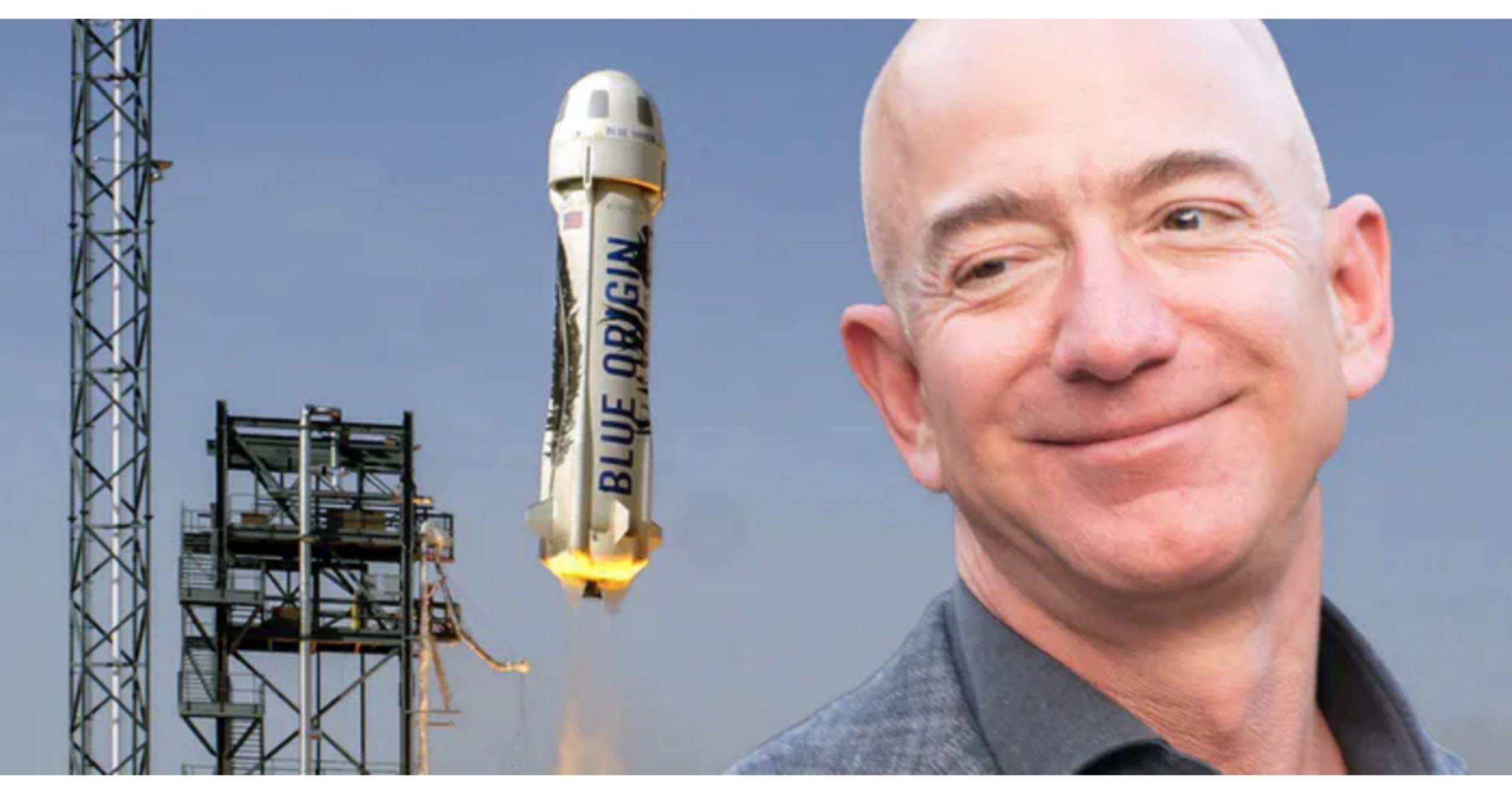 ‘P. das galáxias’: Formato do foguete de Jeff Bezos rende memes nas redes sociais