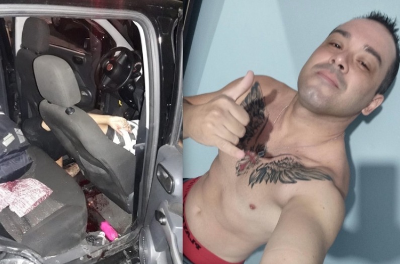 CABO DA PM – Causa acidente com corpo dentro após matar namorado a tiros na madrugada deste sábado (3) em Manaus