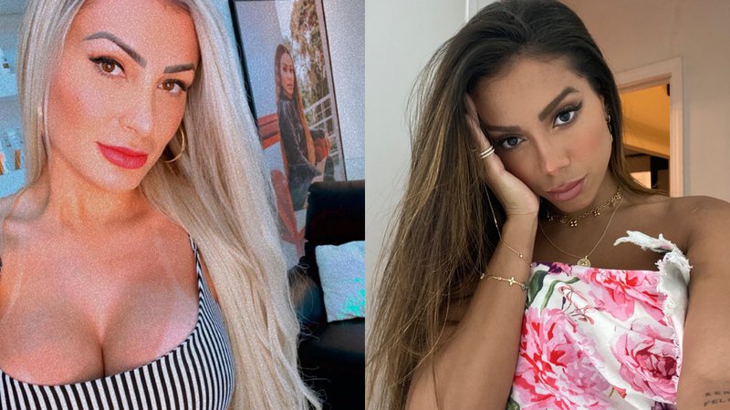 Andressa Urach troca farpas com Anitta e manda recado afiado para a cantora: ”Para que está feio”