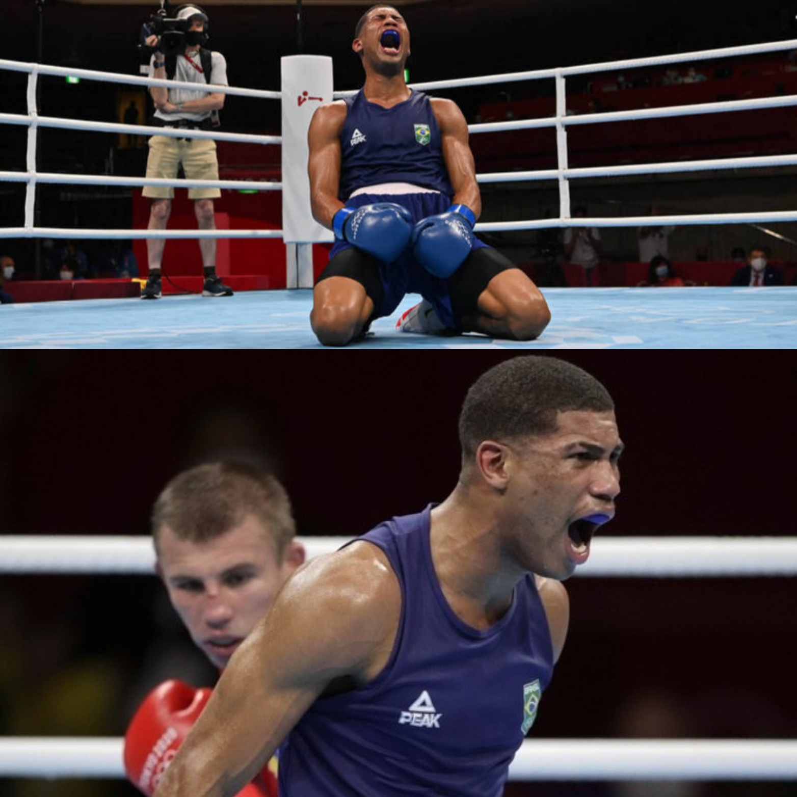 EMOÇÃO! | Hebert nocauteia ucraniano na final e leva o ouro no boxe