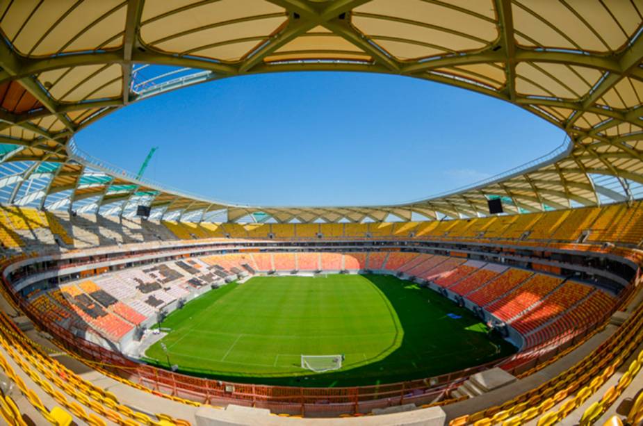 Arena da Amazônia recebe vistoria da CBF para manter Brasil x Uruguai em Manaus