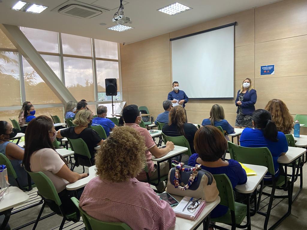 Ouvidoria do TCE recebe representante da Prefeitura de Santos para reunião do projeto Ouvidoria Estudantil