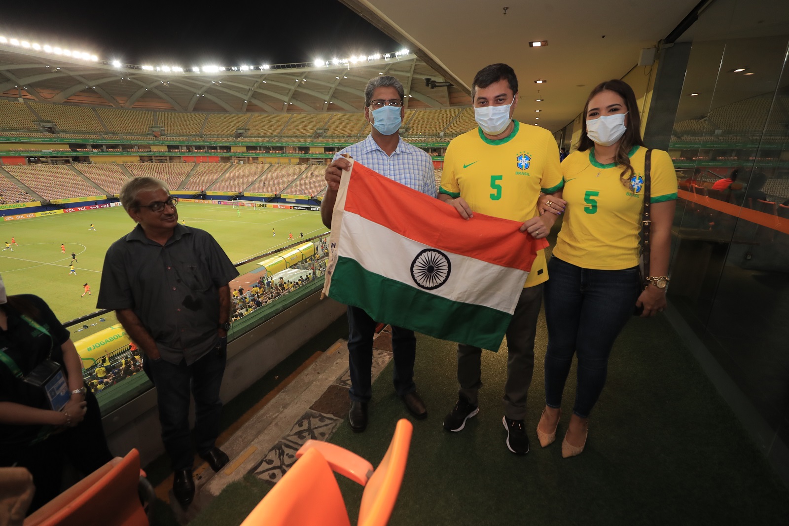 Wilson Lima destaca sucesso de organização em jogo entre Brasil e Índia pelo Torneio Internacional de Futebol Feminino