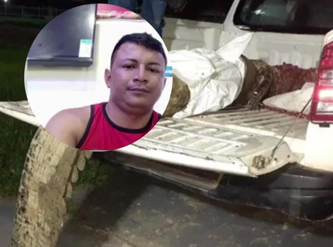 Vítima de naufrágio é comido por jacaré, em rio do Amazonas