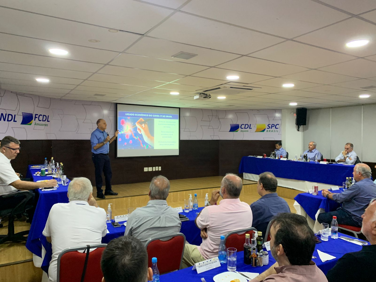 Deputado João Luiz participa de reunião e palestra na Câmara de Dirigentes e Lojistas de Manaus