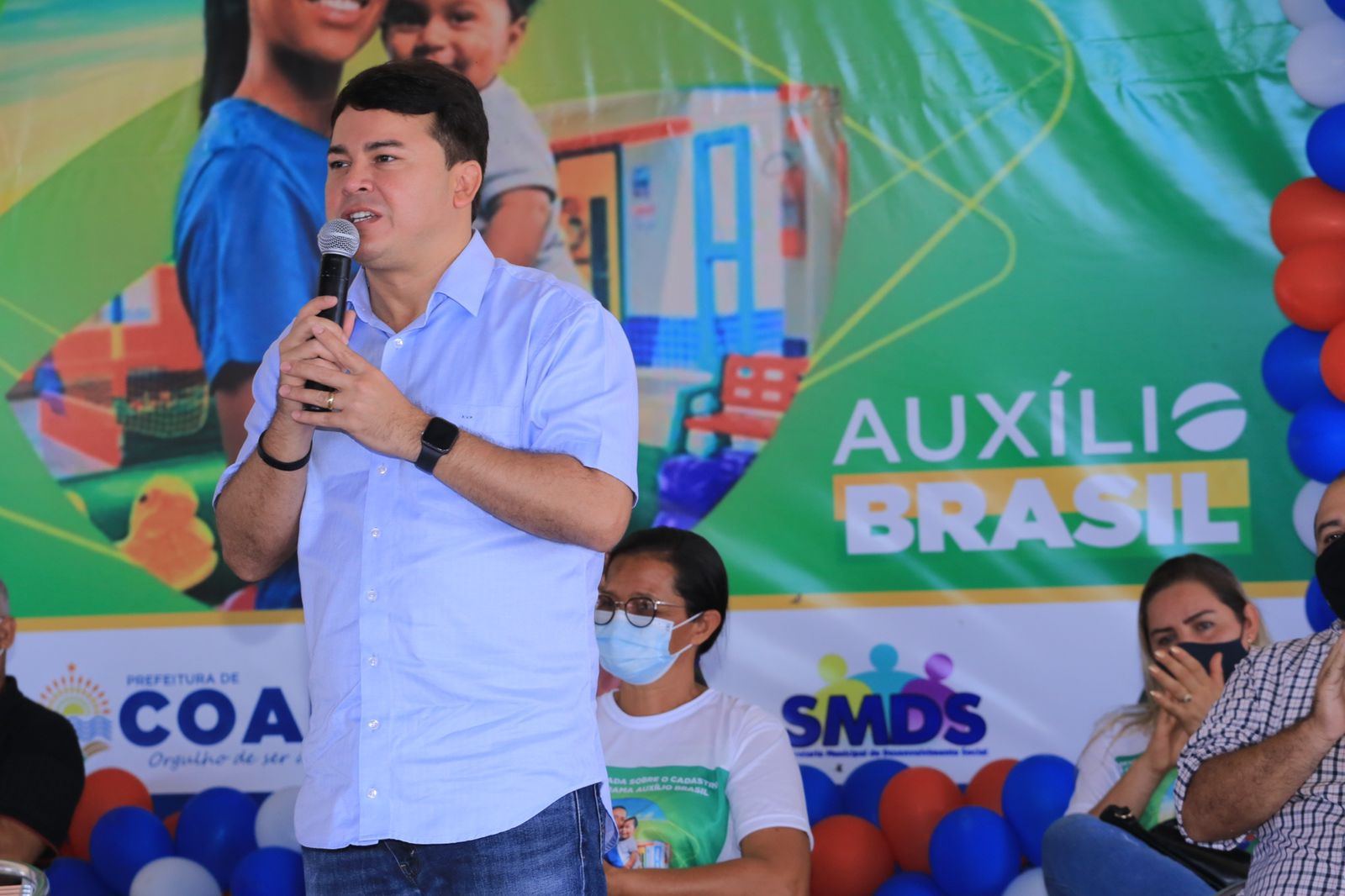 Prefeito Keitton Pinheiro participa de encontro com novos beneficiários do Auxílio Brasil