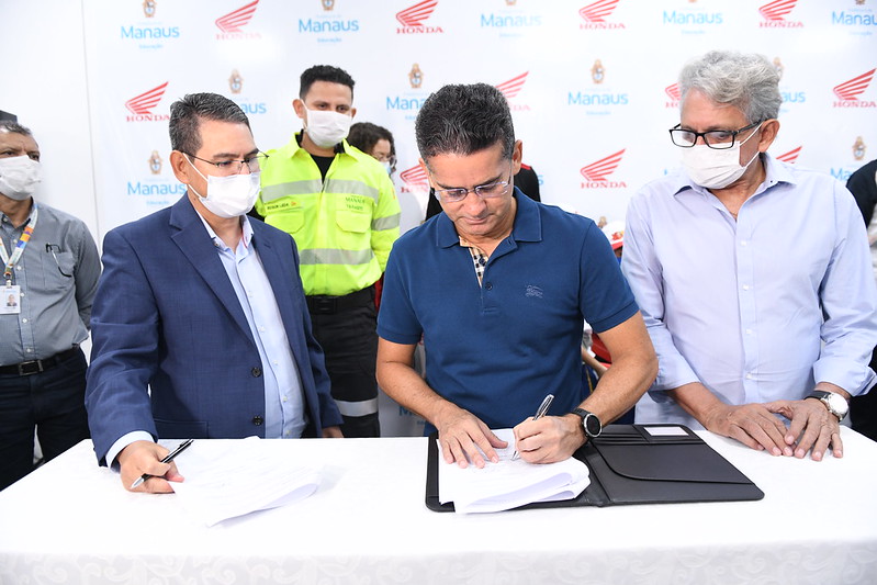 Prefeitura de Manaus e Moto Honda firmam termo de cooperação técnica para educação de trânsito