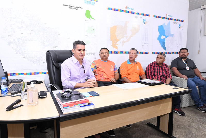 Prefeito David Almeida desafia equipe da Semulsp a manter Manaus como a mais limpa do Brasil