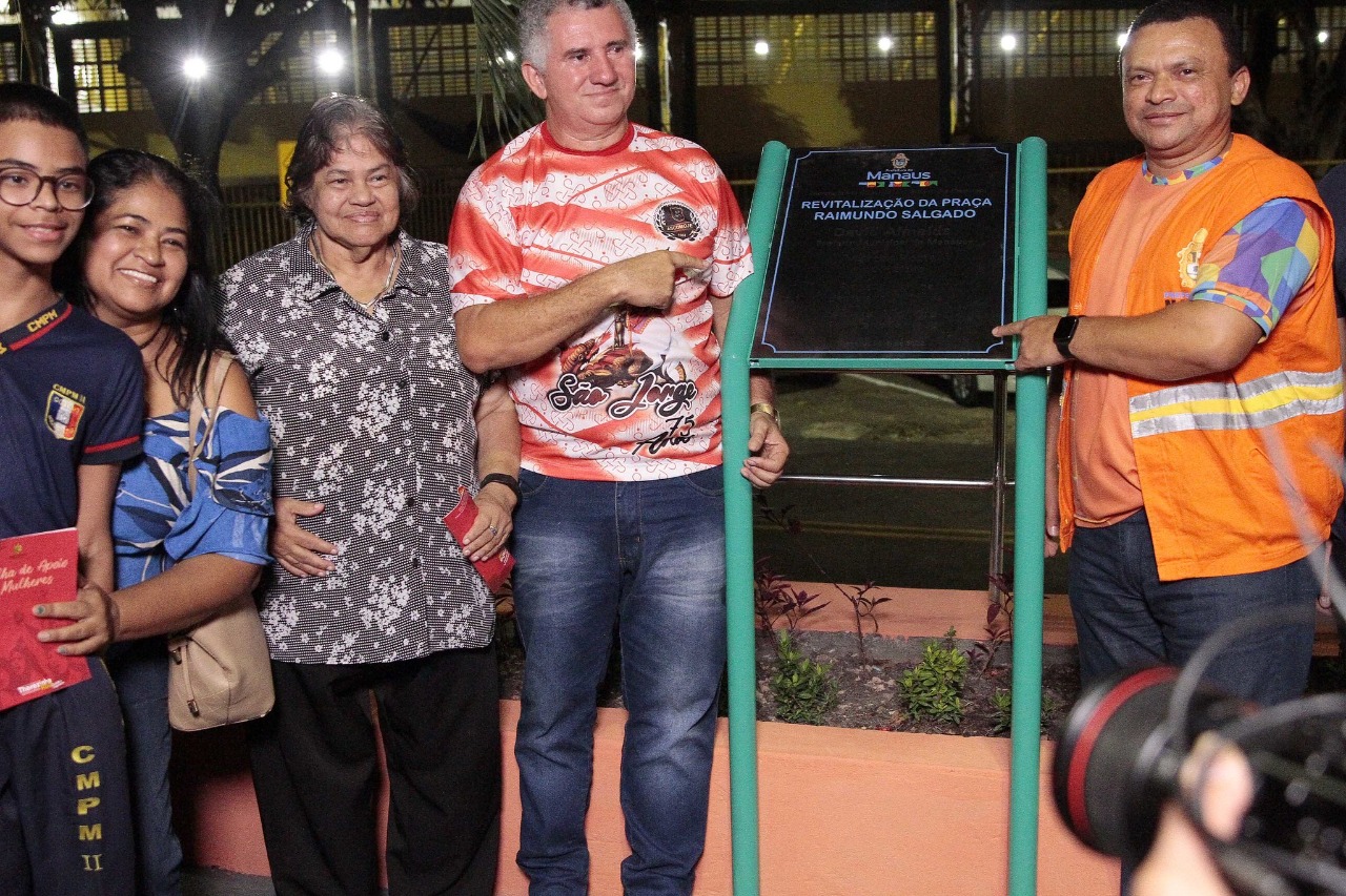 Prefeitura de Manaus entrega praça Raimundo Salgado no São Jorge
