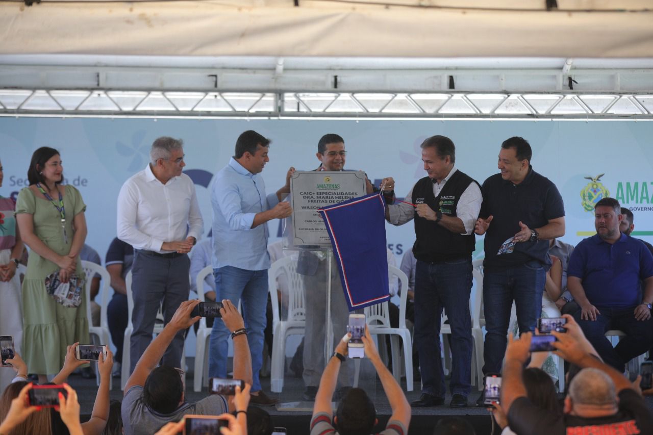 Governador Wilson Lima entrega o Caic+ Especialidades do bairro Novo Israel, na zona norte de Manaus