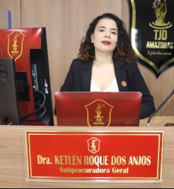 Advogada amazonense Ketlen Roque é empossada auditora do STJDU