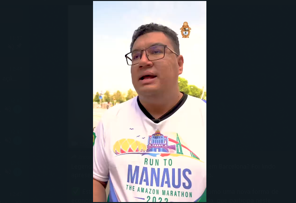 BOA FORMA prefeito David Almeida anuncia na Europa Manaus turistica para o Mundo ver