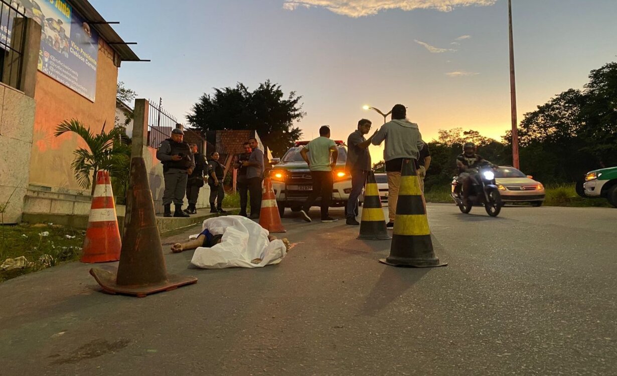 Homem é jogado de veículo e executado a tiros na zona Norte de Manaus