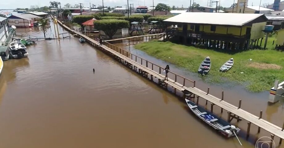 Cheia afeta 59 de 62 municípios no AM