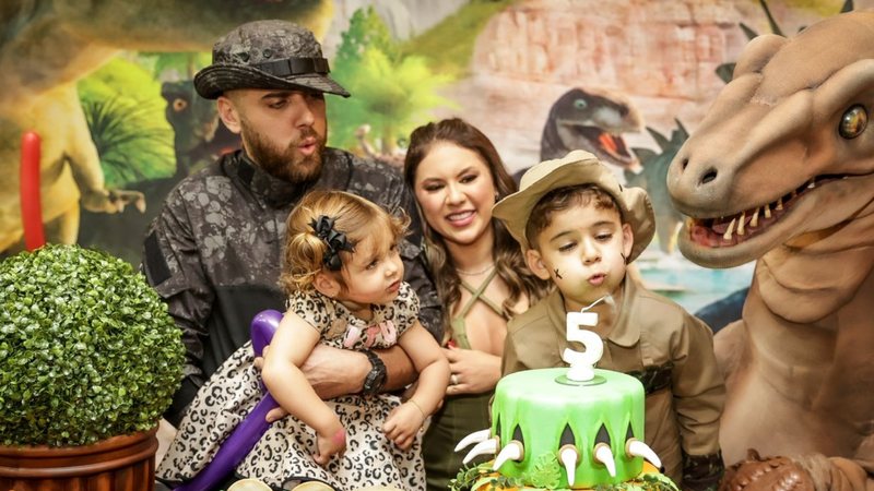Natália Toscano e Zé Neto celebram o aniversário de 5 anos do filho, José Filho