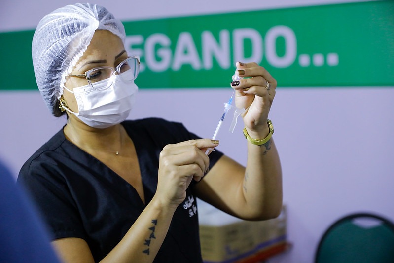 Prefeitura divulga total de vacinas aplicadas contra a Covid-19 em Manaus até esta quarta-feira, 3/8