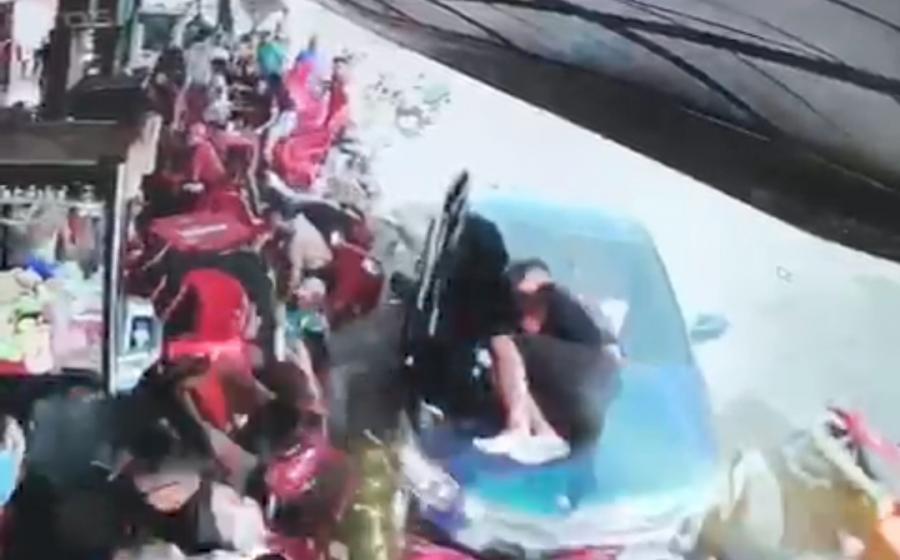 Vídeo: Em Parintins Flamenguistas são atropelados enquanto assistiam jogo em um bar