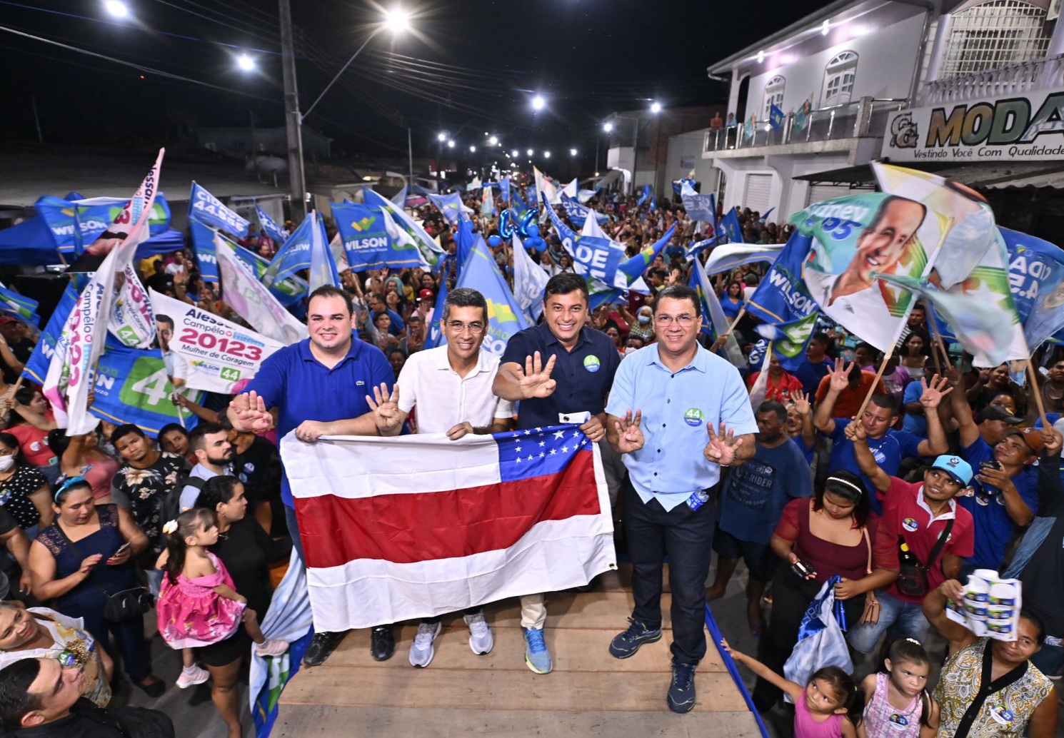 Roberto Cidade, candidato à reeleição, cumpre agenda política em municípios da Calha do Madeira