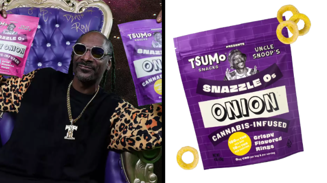 Snoop Dogg lança salgadinho de maconha sabor cebola