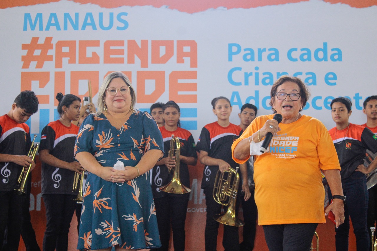 Prefeitura de Manaus e Unicef realizam atividade em bairro que receberá ações voltadas a crianças e adolescentes