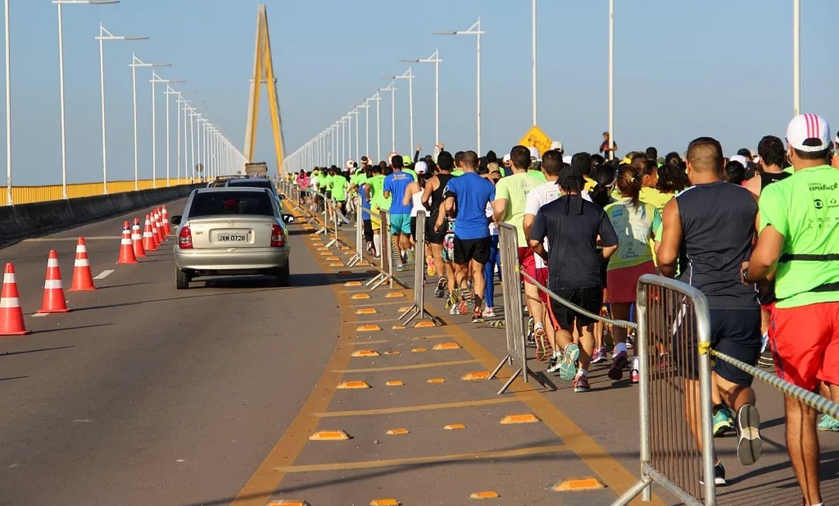 Manaus Fast Run este ano será realizada na Ponte Rio Negro devido manifestação na Ponta Negra