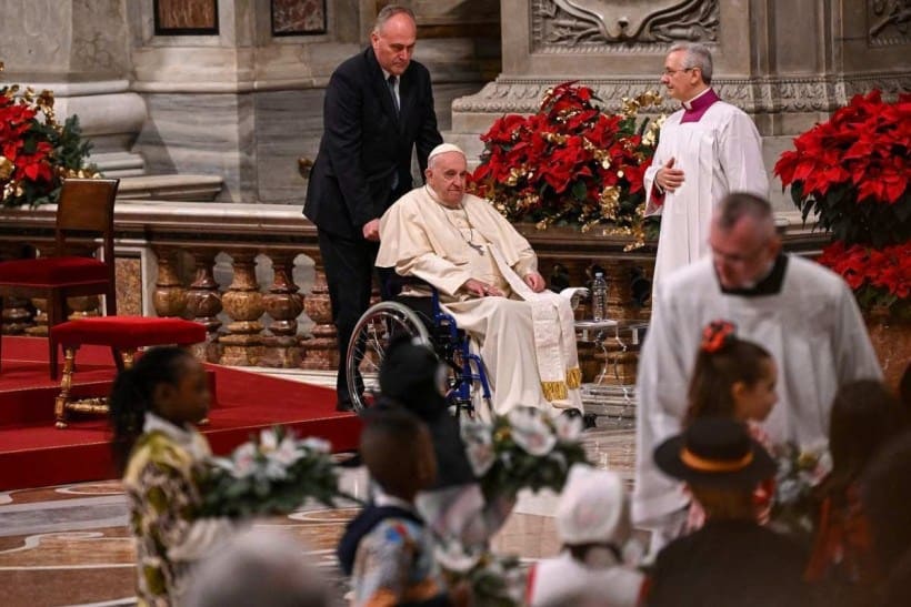 Papa Francisco celebra Missa do Galo e condena a “ganância e a fome de poder”