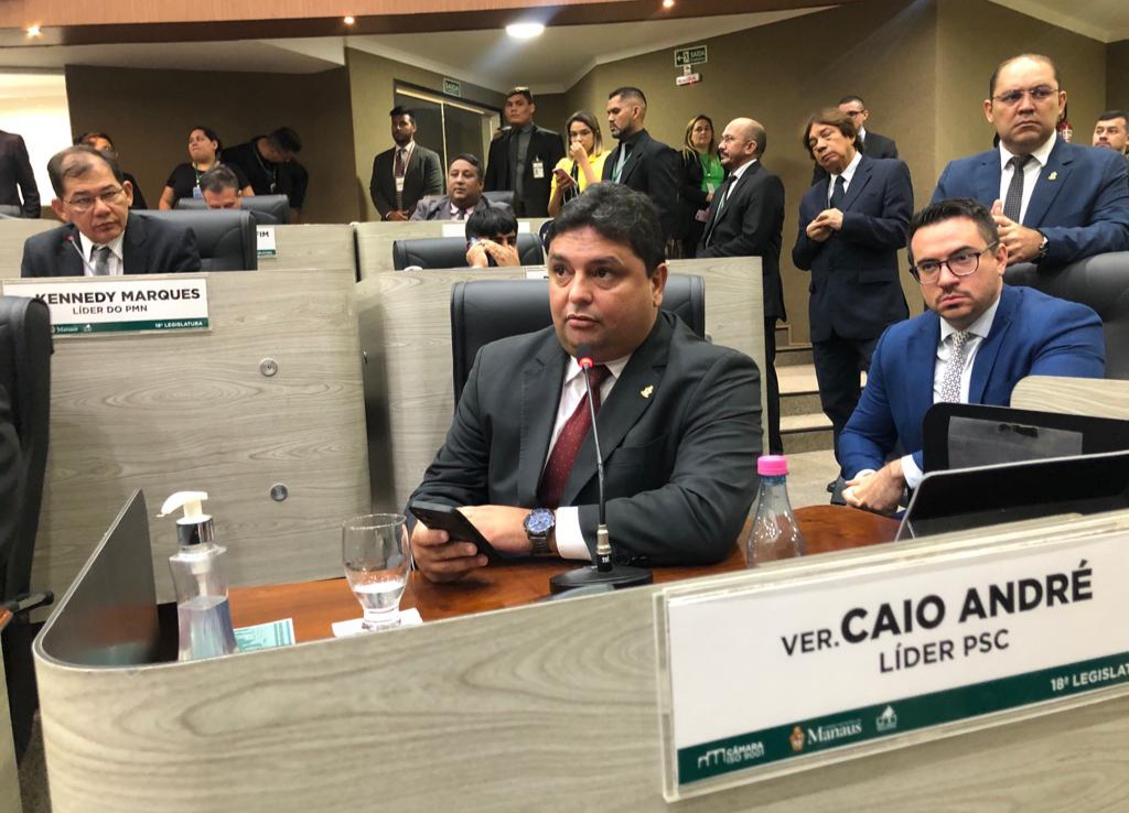 URGENTE- Caio André é eleito presidente da Câmara Municipal de Manaus (CMM)