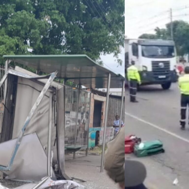 TRAGÉDIA | Mulher é esmagada por carro descontrolado em parada de ônibus em Manaus