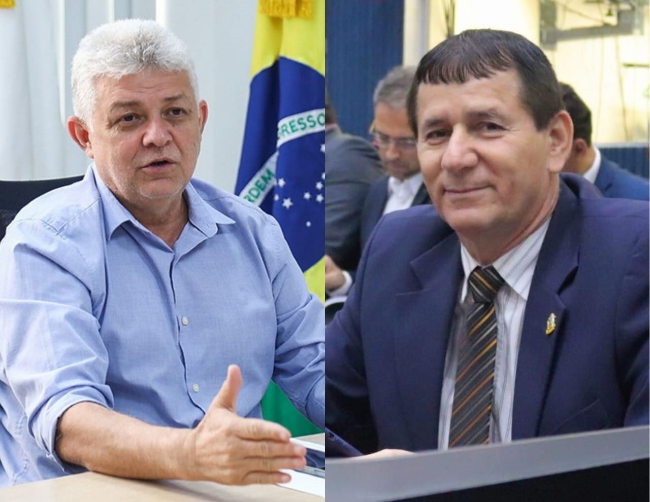 Alonso Oliveira e Roberto Sabino tomam posse como vereadores na Câmara Municipal de Manaus