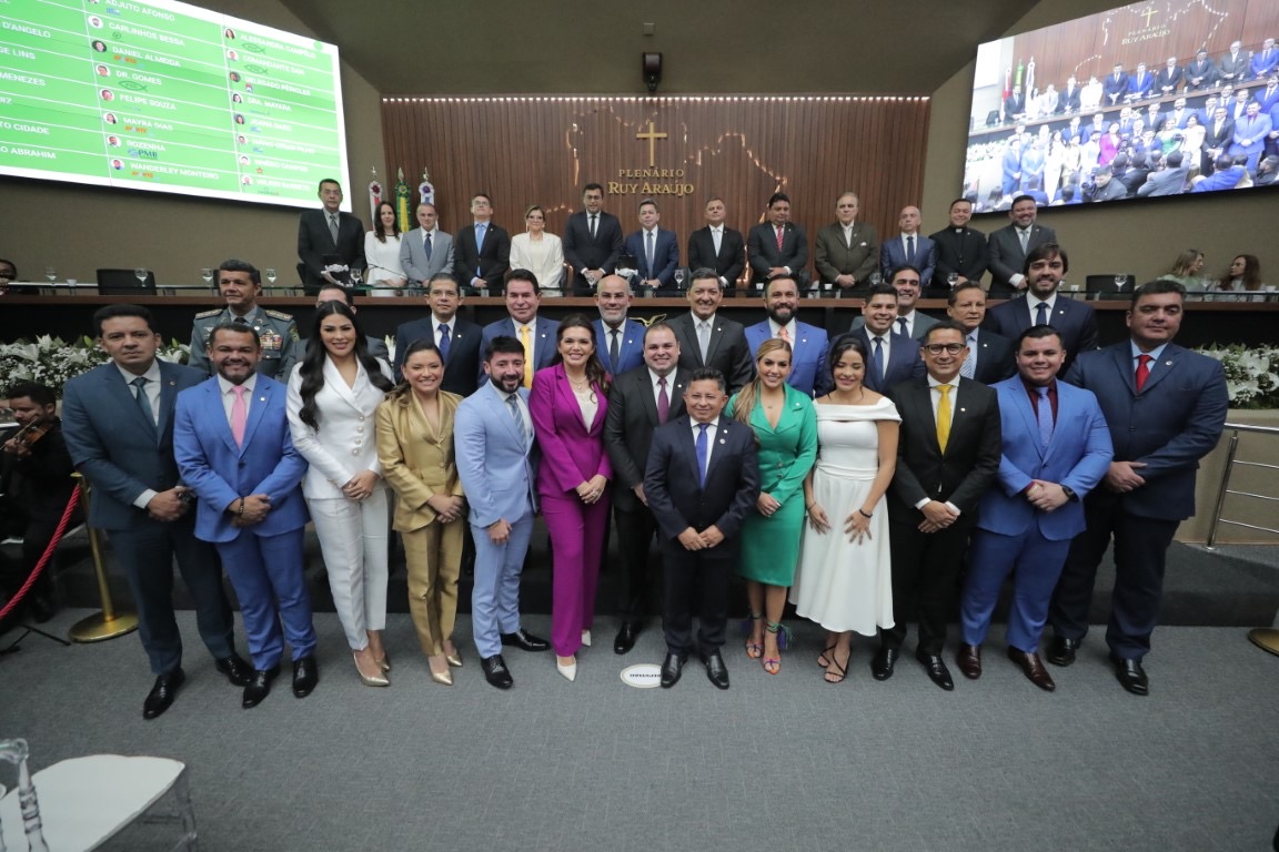 Em posse de deputados, governador Wilson Lima destaca trabalho com a Assembleia para avançar em pautas sociais e geração de emprego e renda