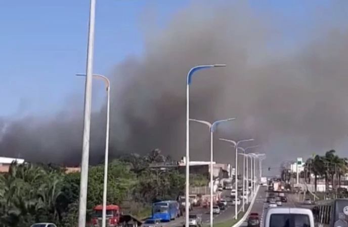 Incêndio atinge instalações de shopping e deixa feridos em São Luís