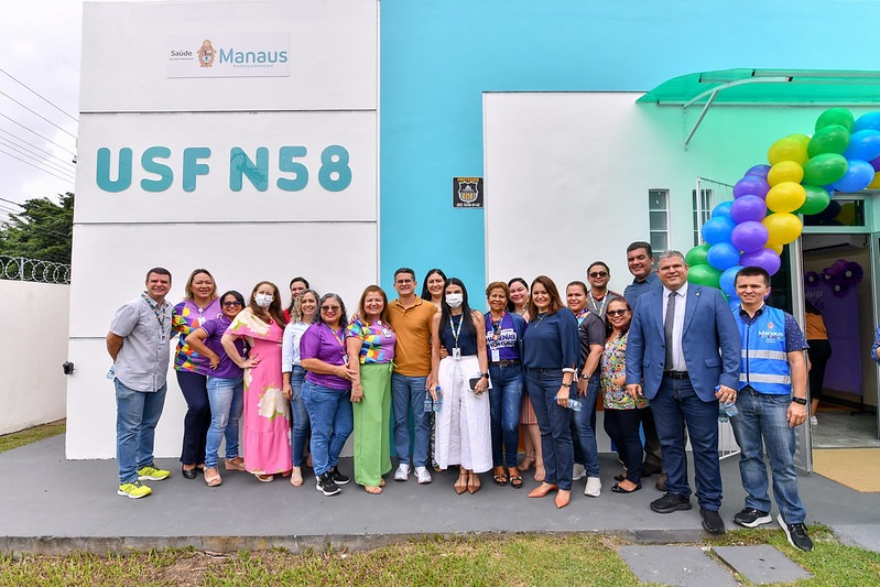 Prefeito destaca investimentos na saúde básica de Manaus durante entrega da 35ª UBS reinaugurada pela gestão