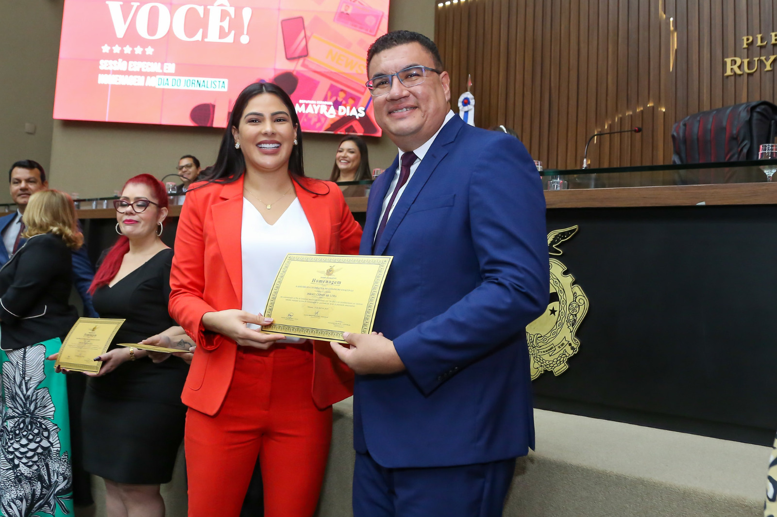 Prefeitura de Manaus participa do Dia do Jornalista na Aleam