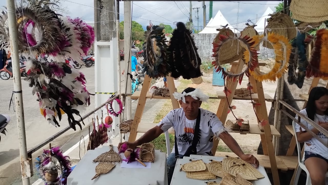 Arte Hixkaryana é destaque em Feira de Artesanato Indígena em Nhamundá
