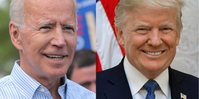 Pesquisa eleitoral nos EUA aponta Trump na liderança, com Biden em segundo lugar