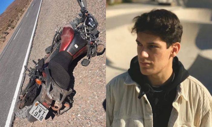 Brasileiro que gravava série sobre viagem de moto com o pai m0rre em acidente na Argentina