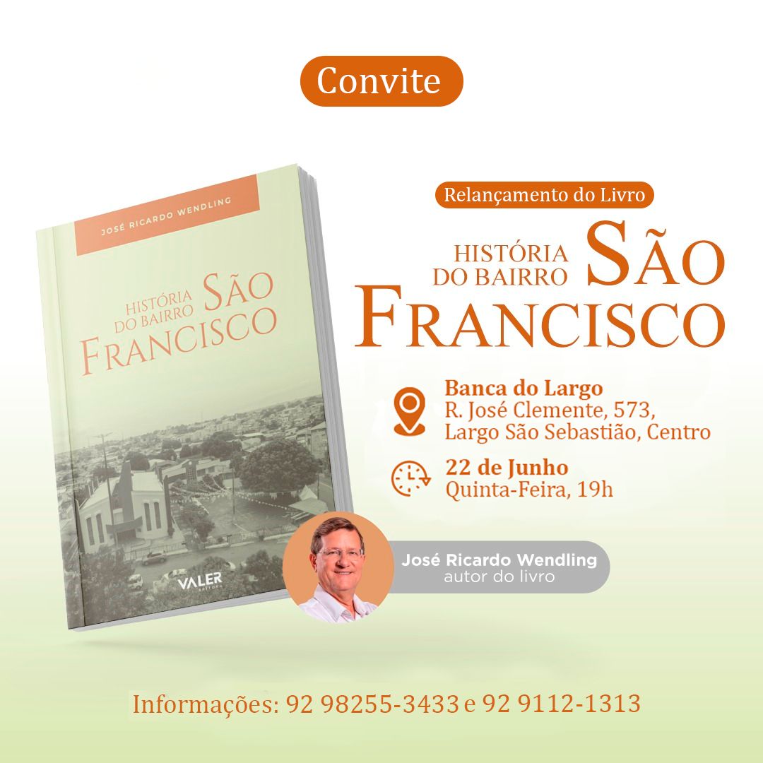 Lançamento do Livro: História do Bairro São Francisco, no Largo São Sebastião.