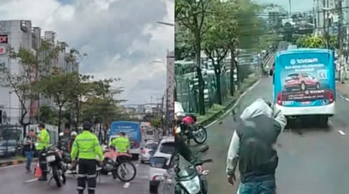 URGENTE: mulher cai de moto de app e m0rre atropelada por ônibus na Djalma Batista; veja vídeos