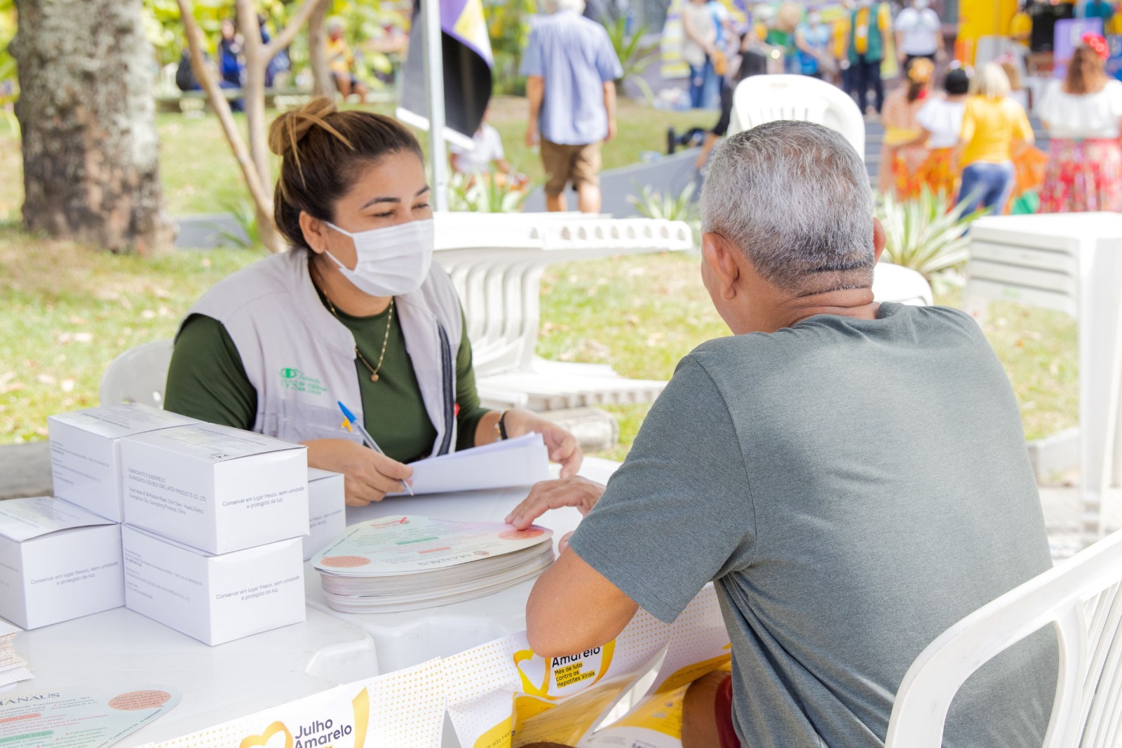 Prefeitura de Manaus promove campanha Julho Amarelo para prevenção às hepatites virais