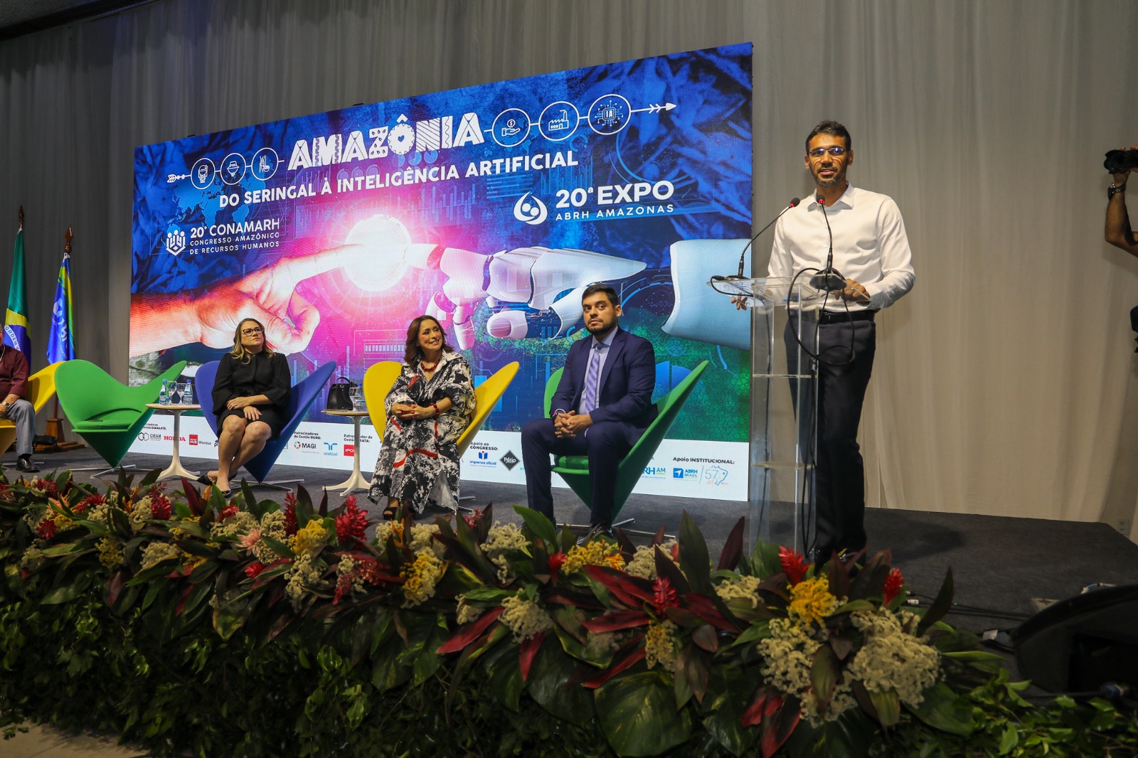 Prefeitura de Manaus destaca ações do Sine na abertura do 20º Congresso Amazônico de Recursos Humanos e da 20ª Expo ABRH-AM