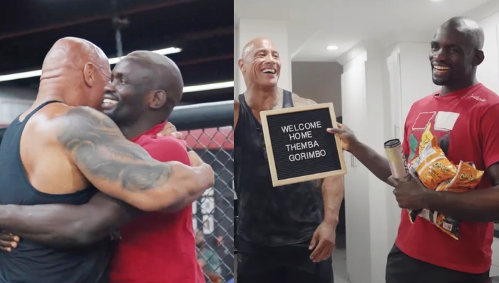 The Rock dá apartamento para lutador do UFC que morava em academia e só tinha US$ 7 na conta; veja vídeo