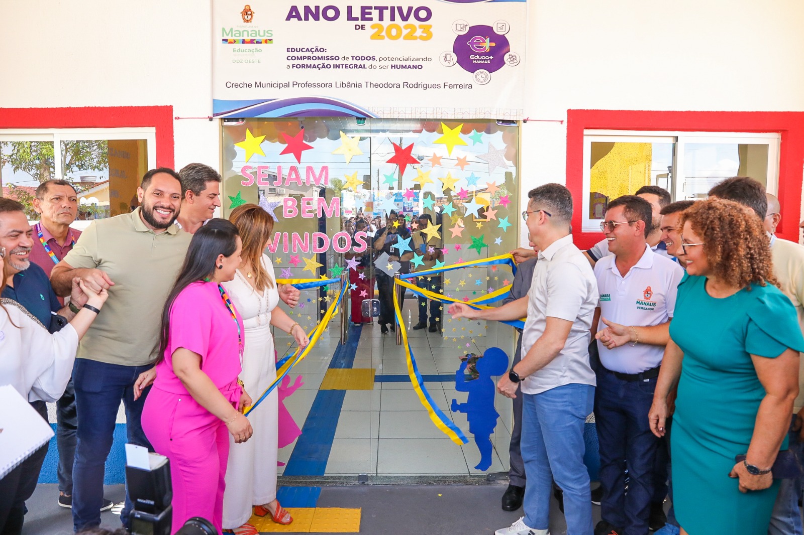 Prefeito entrega creche no bairro Planalto e destaca altas metas de ensino da sua gestão