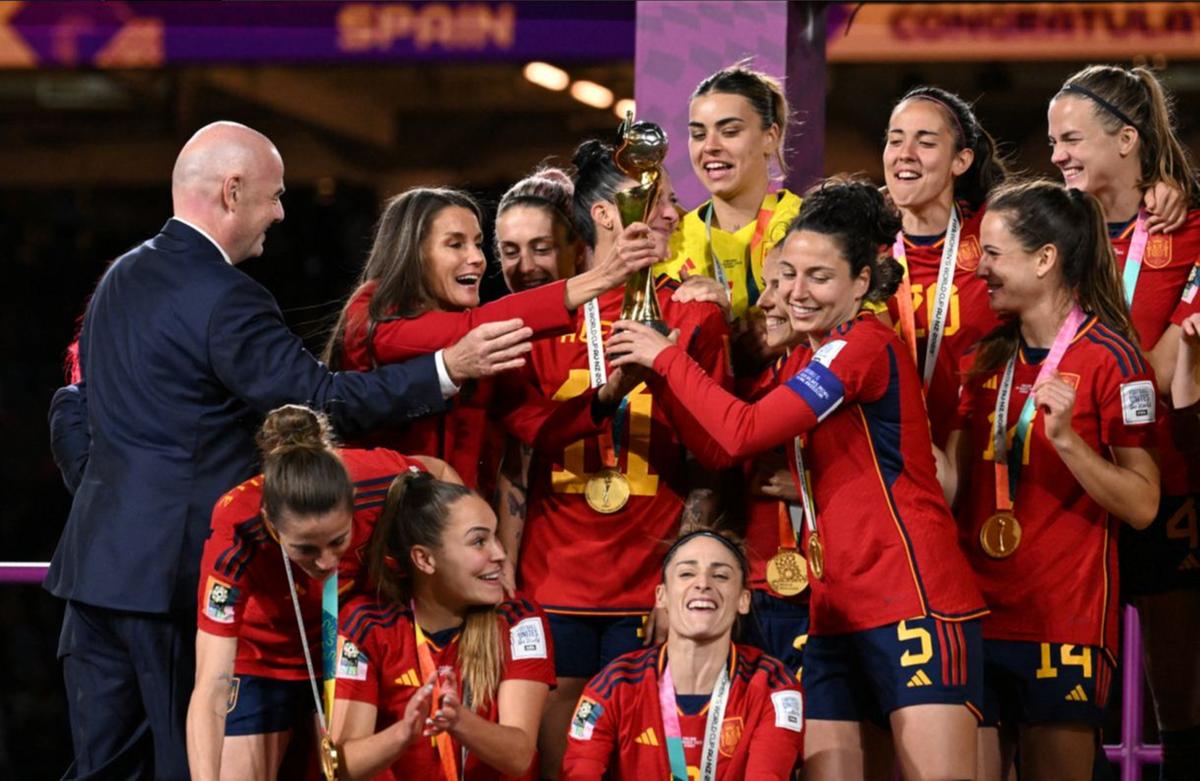 Espanha bate a Inglaterra e conquista a Copa do Mundo de Futebol feminino
