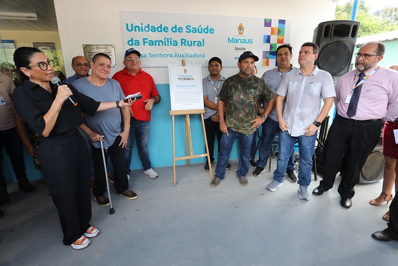 Prefeitura entrega unidade de saúde que vai beneficiar 2,5 mil moradores da zona rural de Manaus