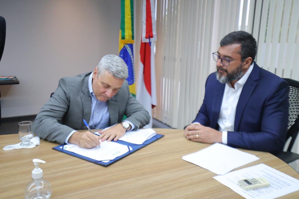 Wilson Lima e Eneva assinam termo de cooperação para instalação de unidade do Cetam em Silves