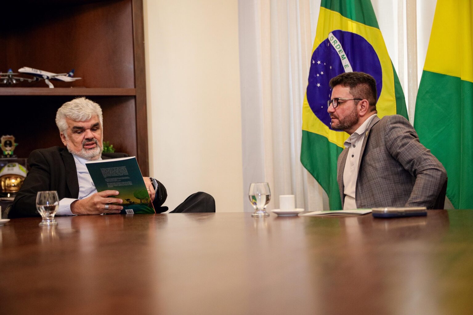 Conselheiro do TCE-AM tem reunião com o Governador do Acre sobre plano ambiental para a Amazônia